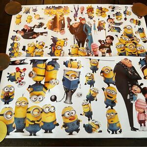 Despicable Me and Minion Stickers (two sheets)